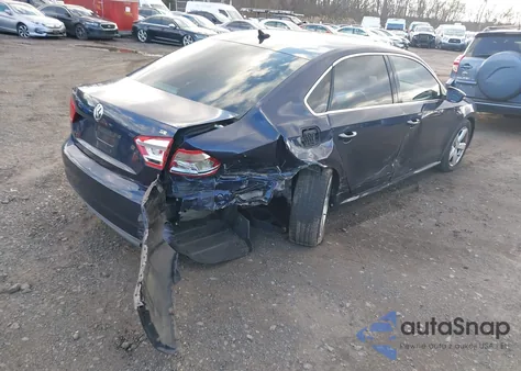 2012 Volkswagen Passat 2.5L Se from USA, damaged, VIN 1VWBP7A38CC030675